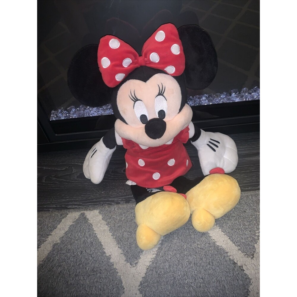 Minnie Mouse Plush Toy Stuffed Animal Walt Disney World Parks Large Vintage